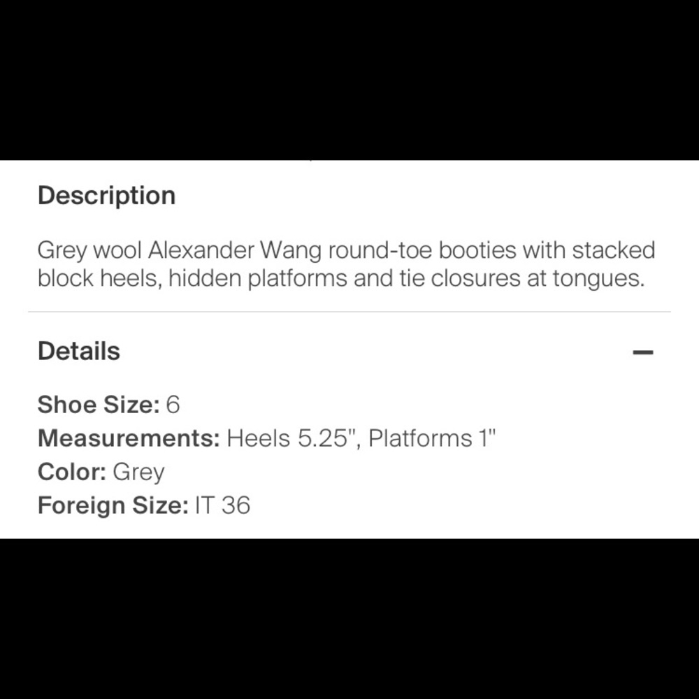 Alexander Wang Wool Platform Booties - image 6